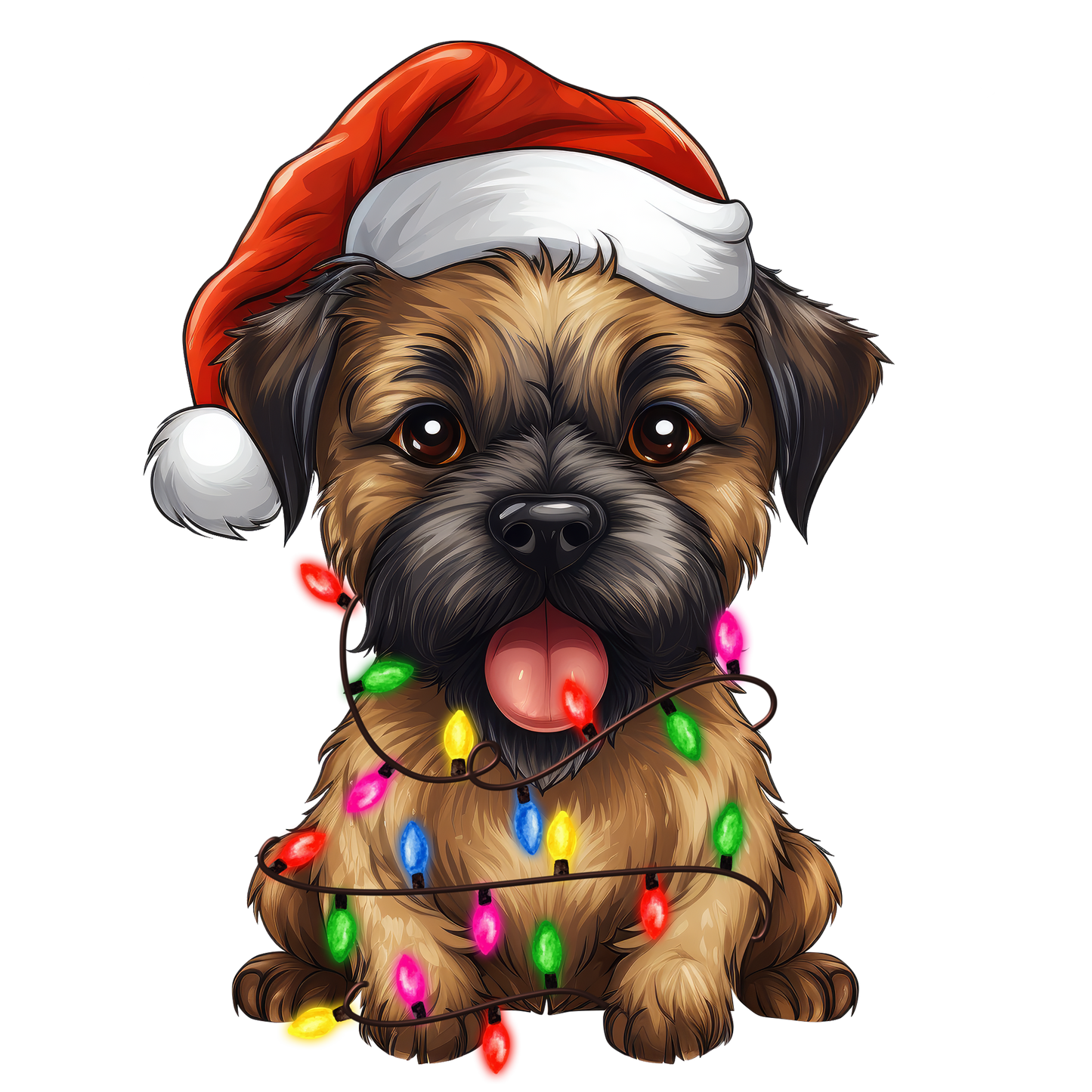 Bügelbilder Weihnachten niedliche Hunde - Magic Miracle Design