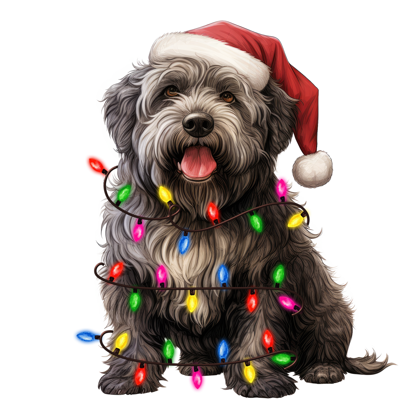 Bügelbilder Weihnachten niedliche Hunde - Magic Miracle Design