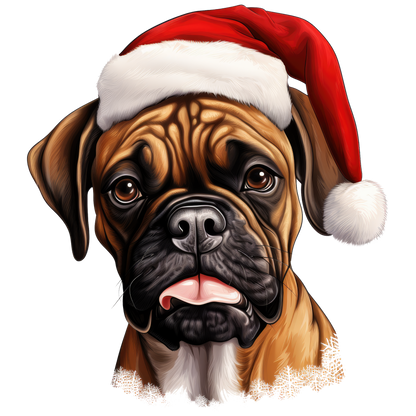 Bügelbilder Weihnachten Hunde Boxer|Cane Corso|Doberman|Terrier - Magic Miracle Design