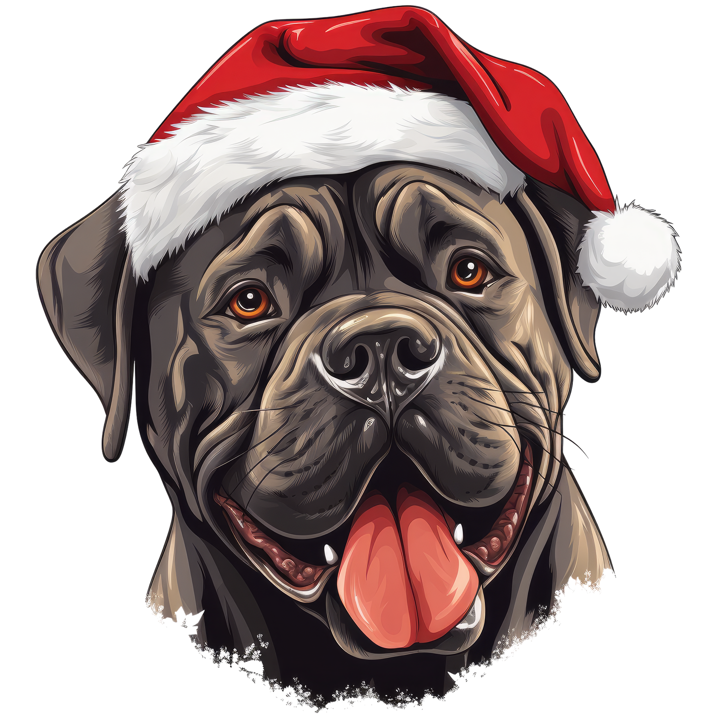 Bügelbilder Weihnachten Hunde Boxer|Cane Corso|Doberman|Terrier - Magic Miracle Design