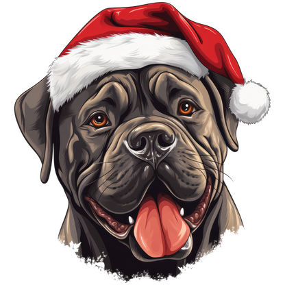 Bügelbilder Weihnachten Hunde Boxer|Cane Corso|Doberman|Terrier - Magic Miracle Design