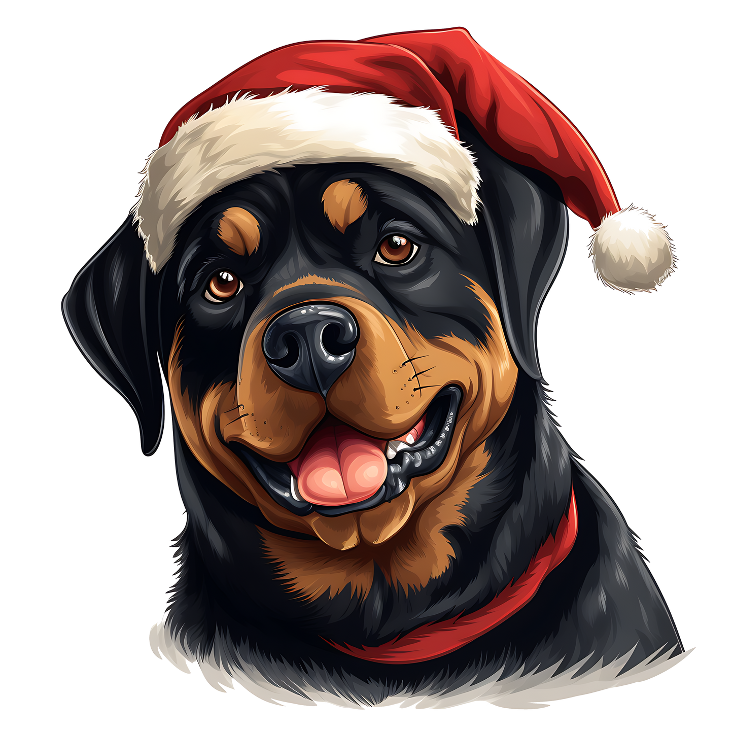 Bügelbilder Weihnachten Hunde Rottweiler | Spitz - Magic Miracle Design
