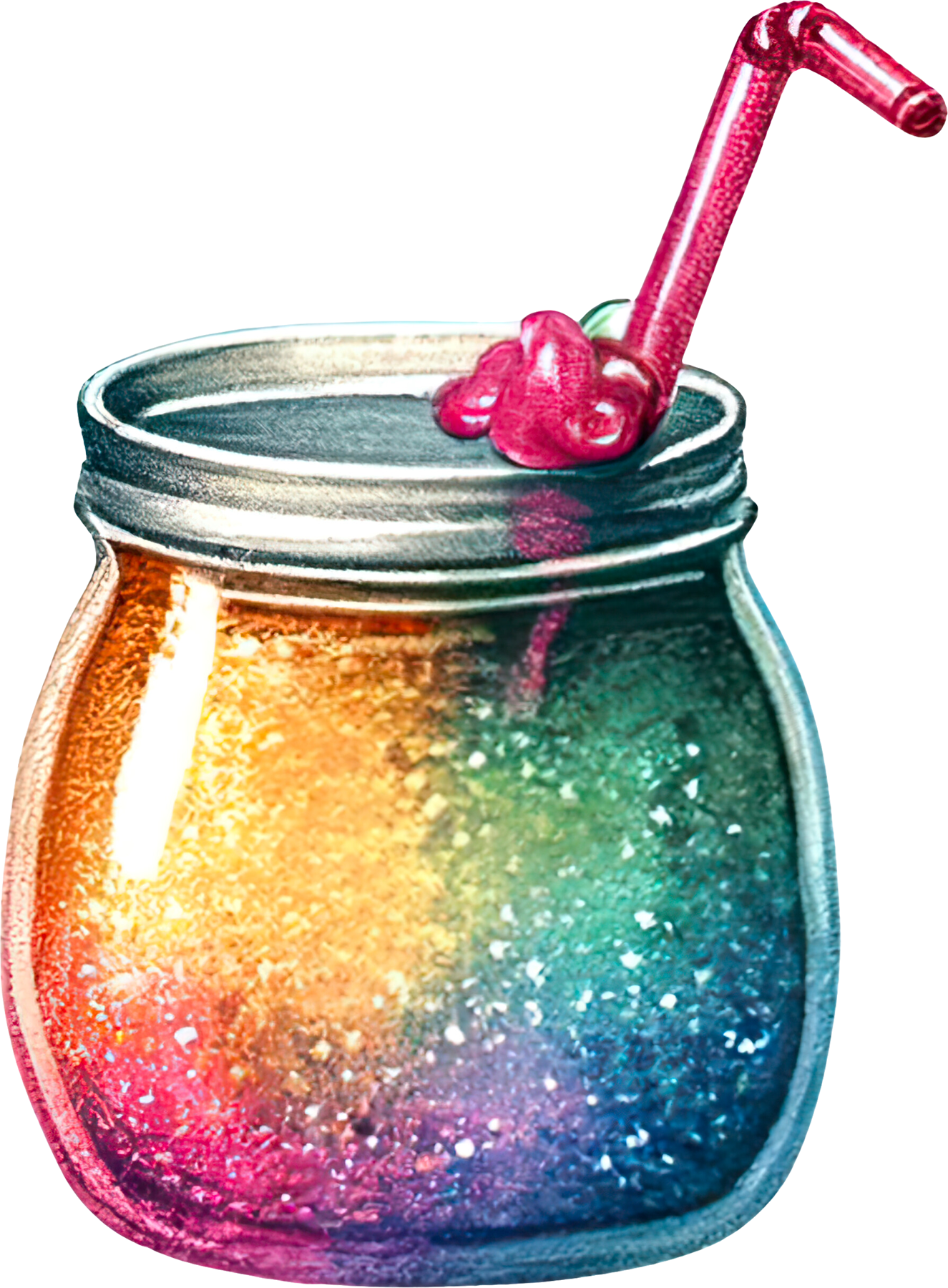 Sticker Sparkley Cocktail