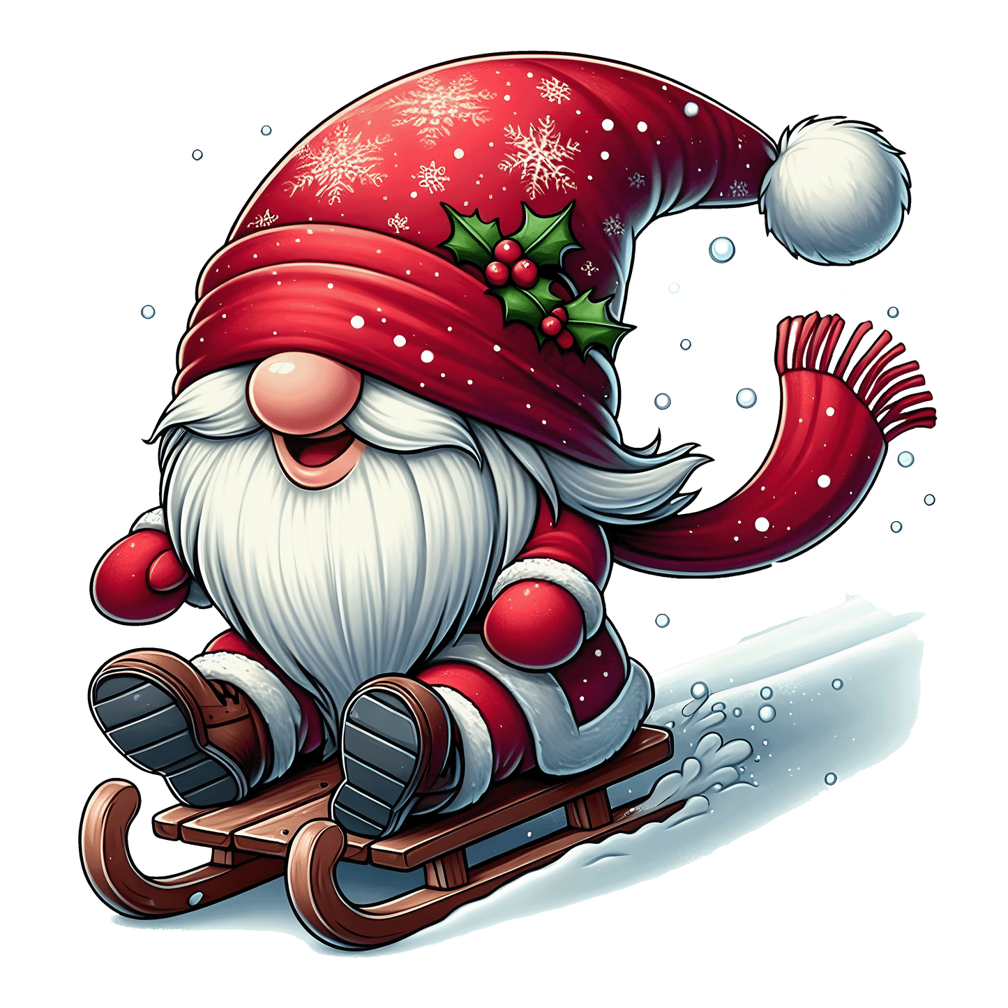 Bügelbilder Weihnachten Gnome_2 - Magic Miracle Design