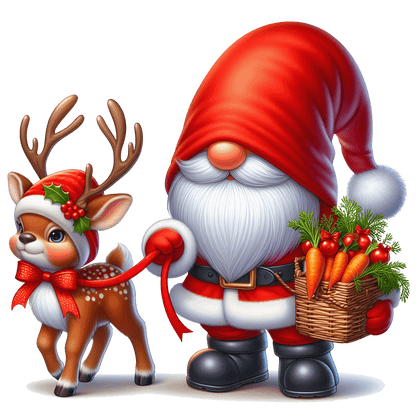 Bügelbilder Weihnachten Gnome_2 - Magic Miracle Design