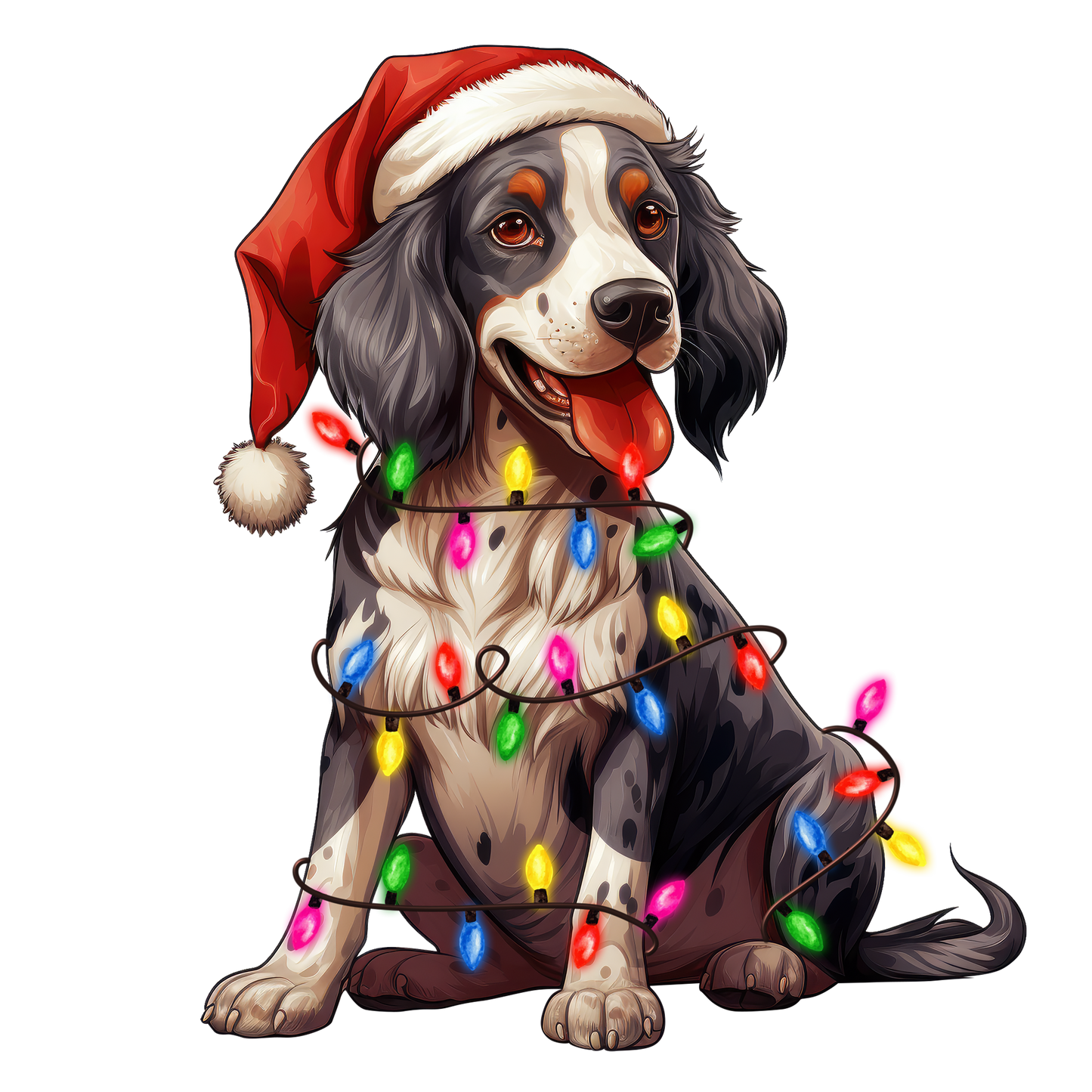 Bügelbilder Weihnachten niedliche Hunde - Magic Miracle Design