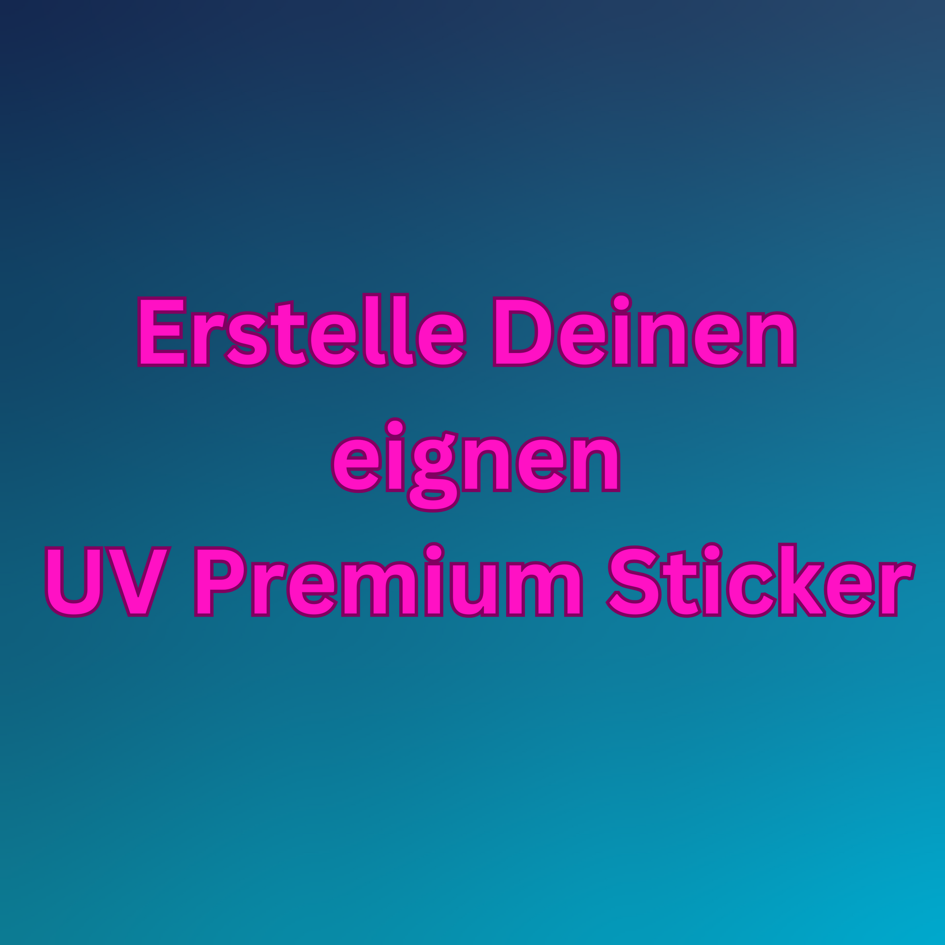 Premium UV Sticker | Aufkleber - Magic Miracle Design