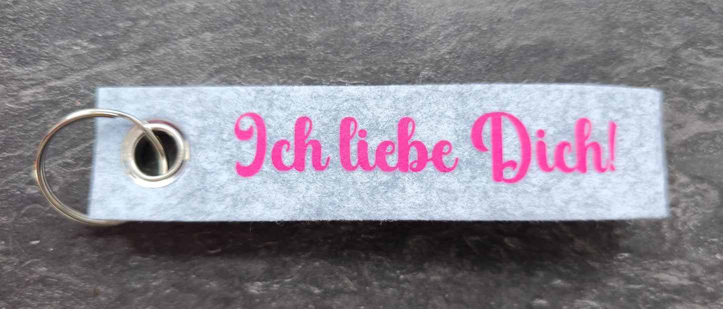 Filz Schlüsselanhänger