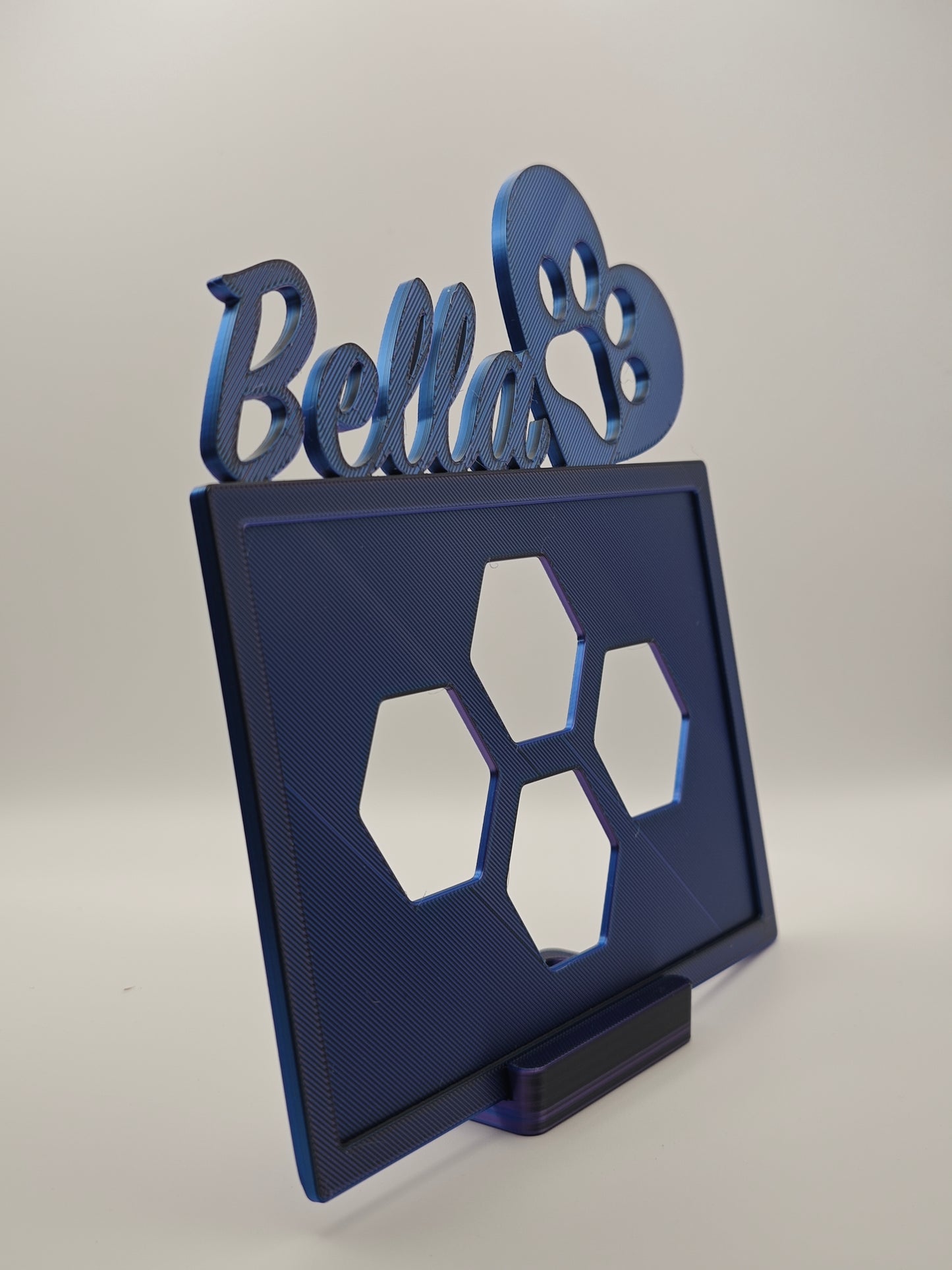 Personalisierter 3D Druck Bilderrahmen mit Namen & Symbolen