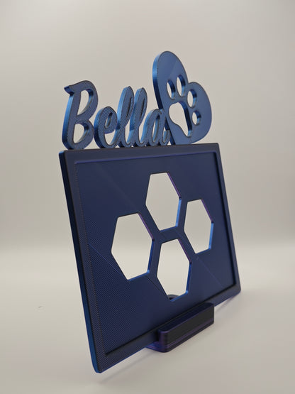 Personalisierter 3D Druck Bilderrahmen mit Namen & Symbolen