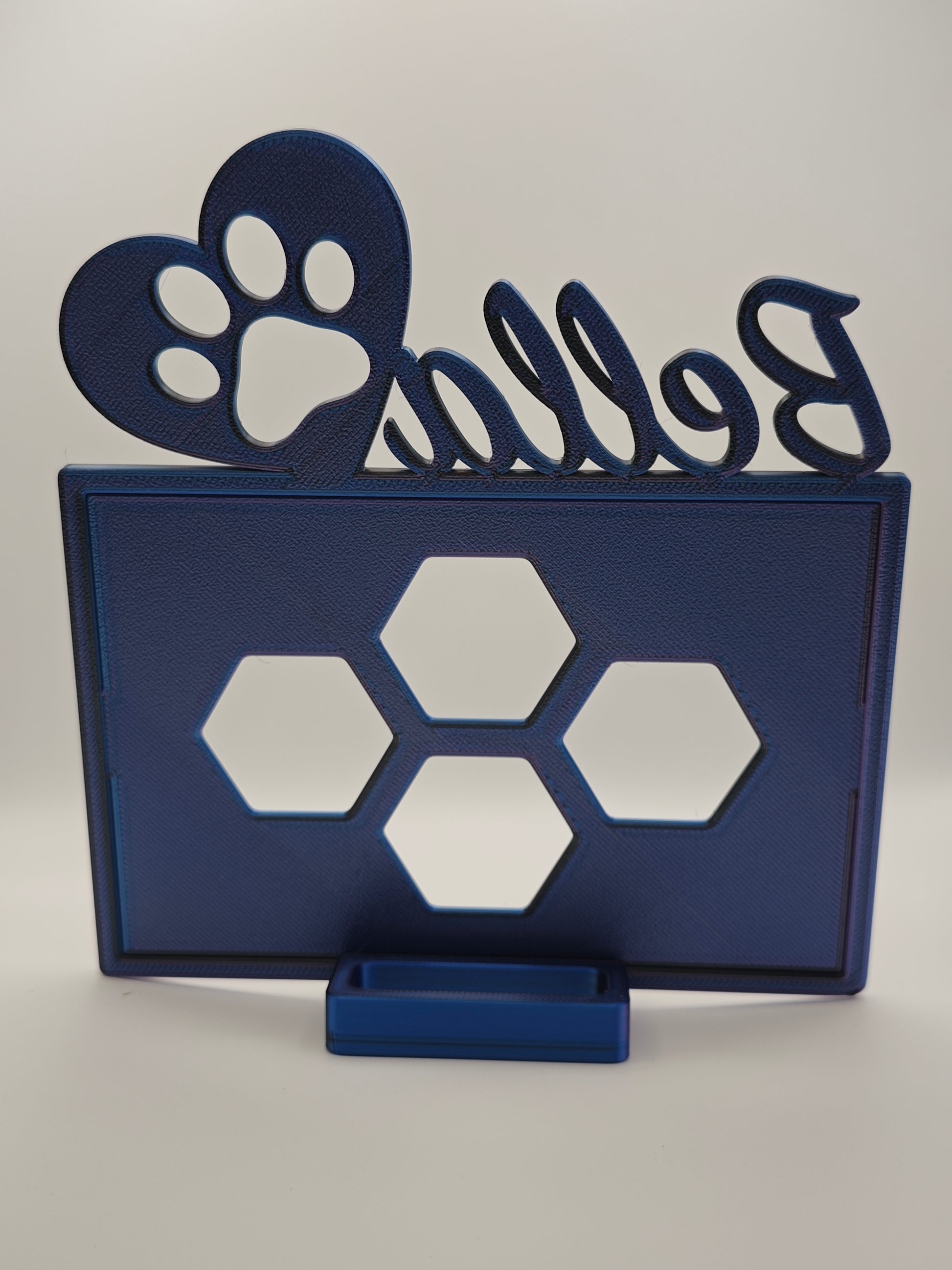 Personalisierter 3D Druck Bilderrahmen mit Namen & Symbolen