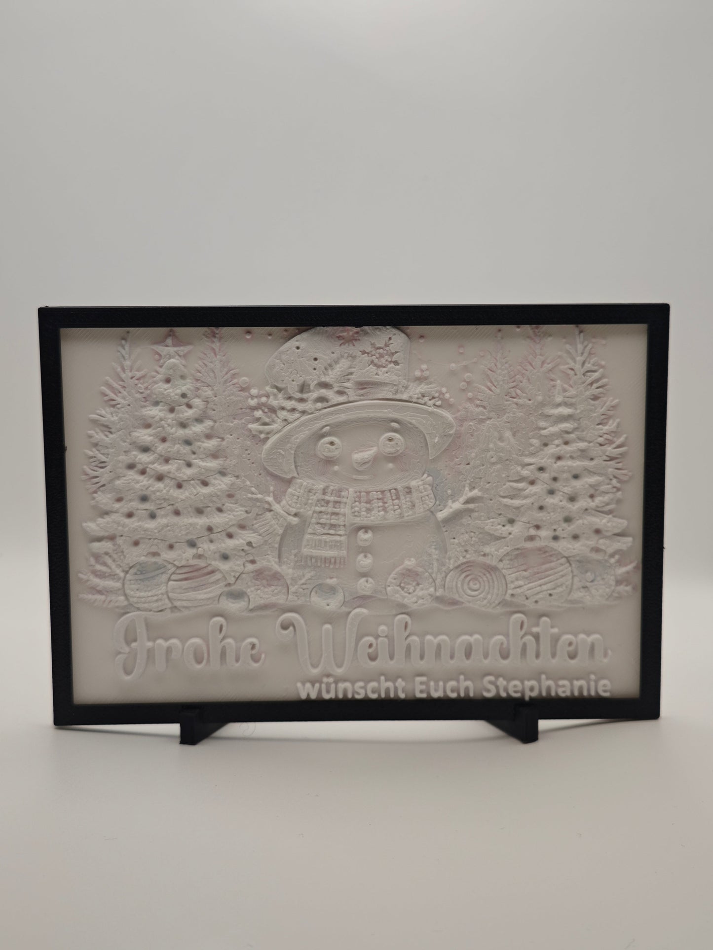 Personalisiertes Farbiges Lithophan Bild – 3D Druck Geschenk