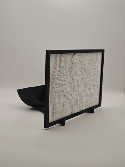 Personalisiertes Farbiges Lithophan Bild – 3D Druck Geschenk