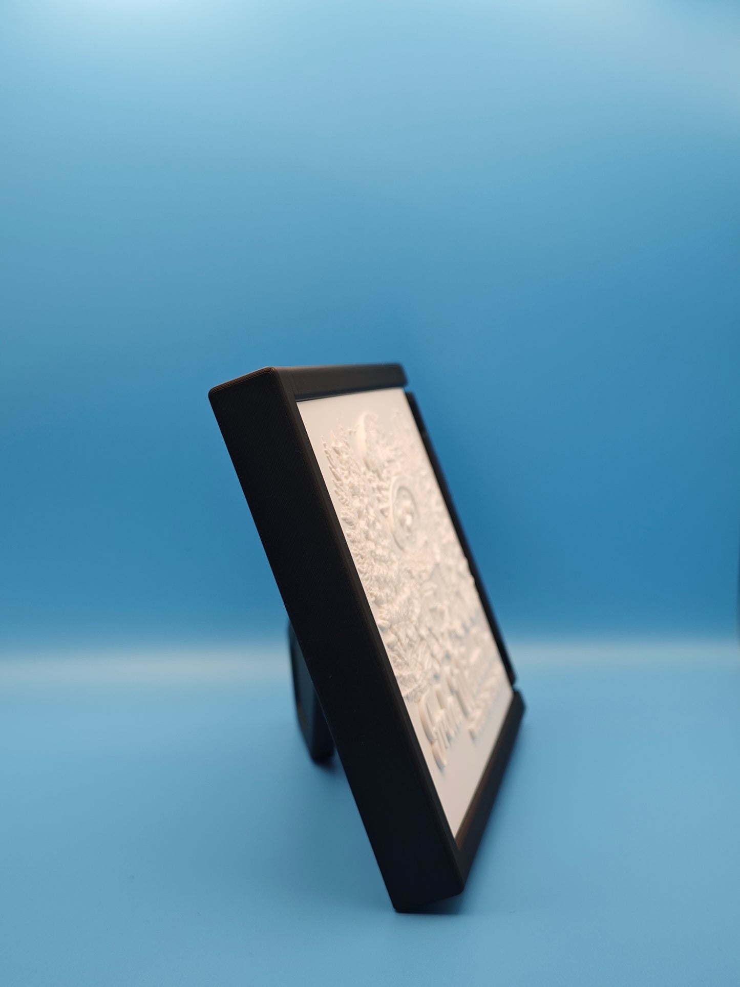 Personalisiertes Farbiges Lithophan Bild 11×15 cm mit Rahmen