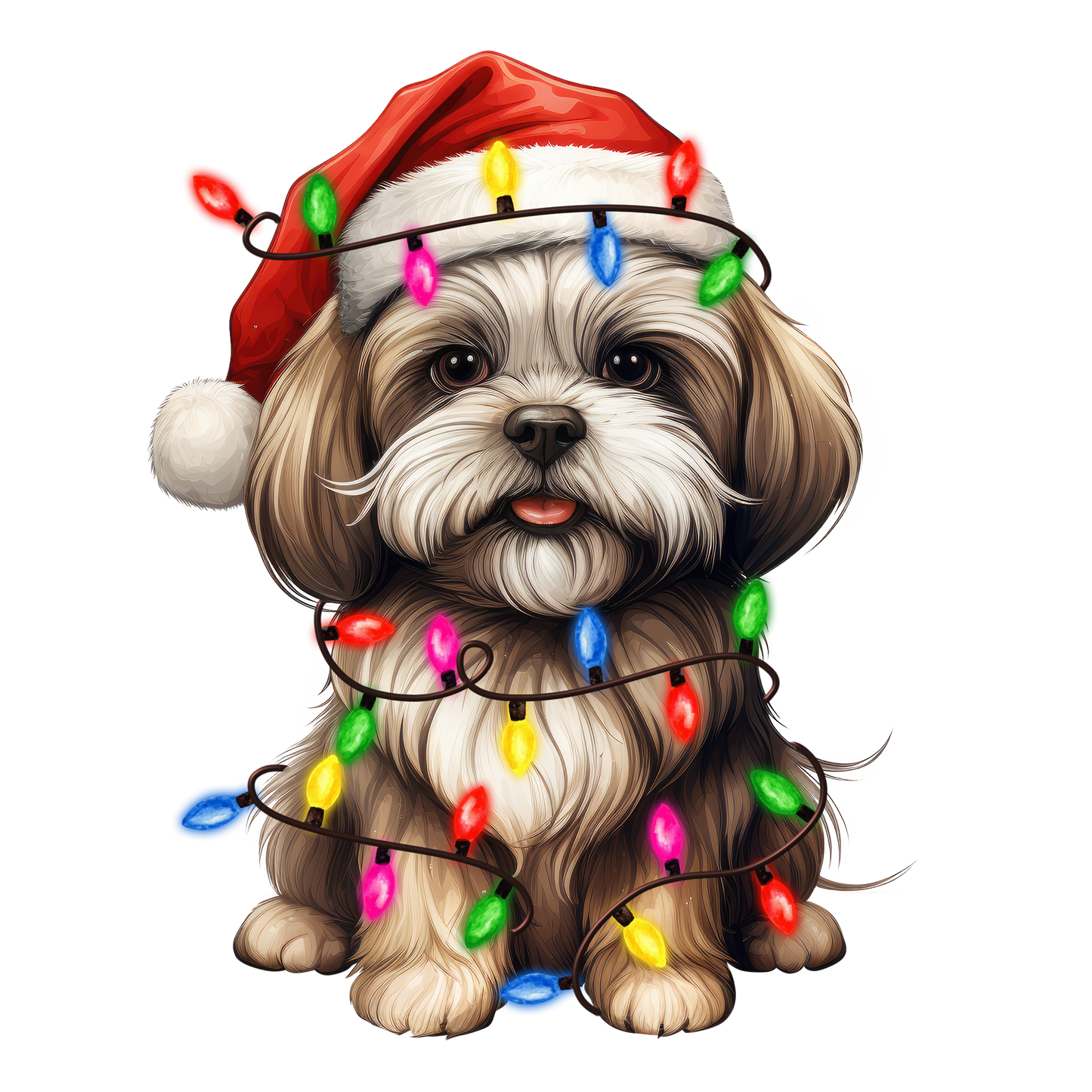 Bügelbilder Weihnachten niedliche Hunde - Magic Miracle Design