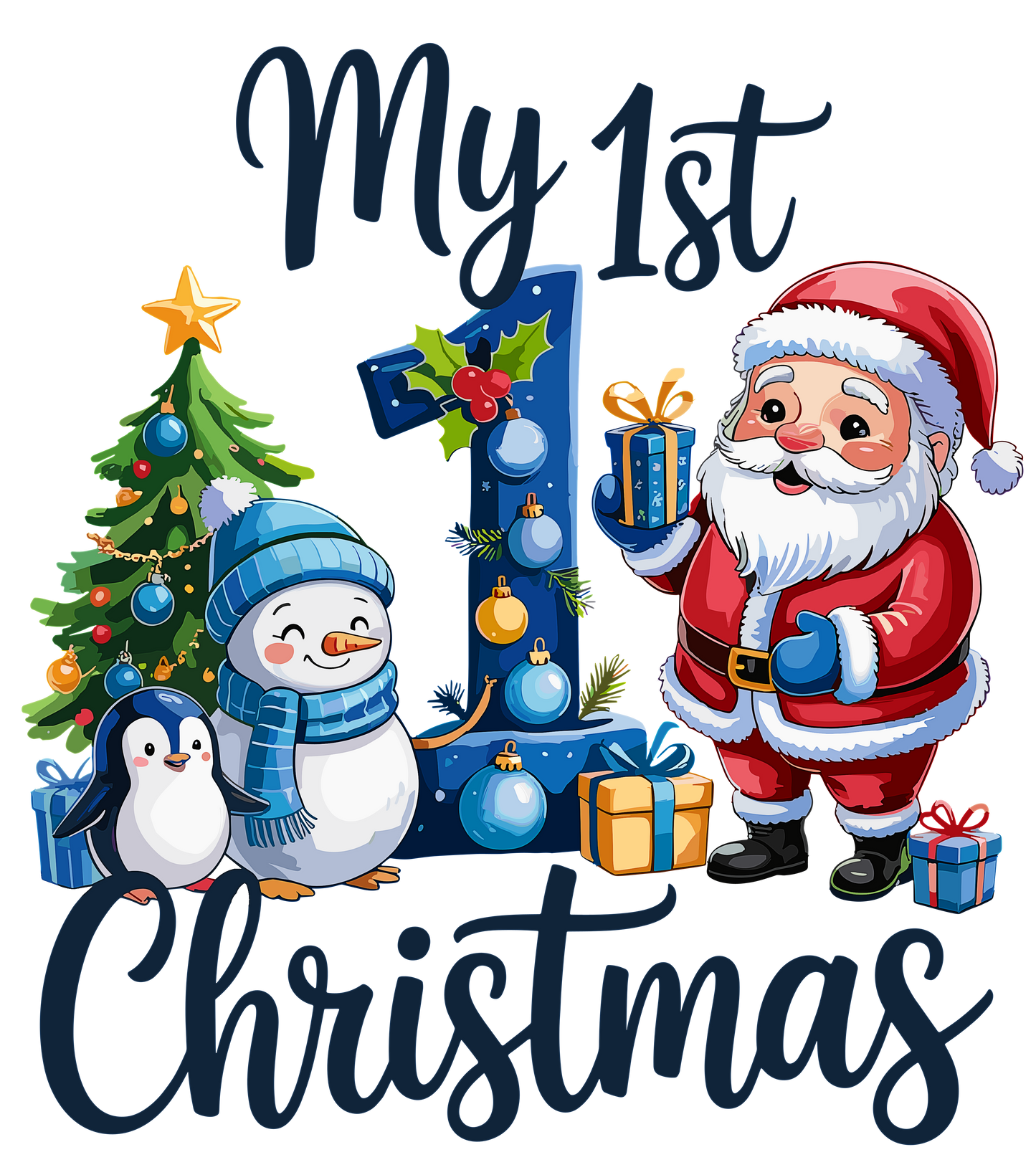 Bügelbild mein erstes Weihnachten