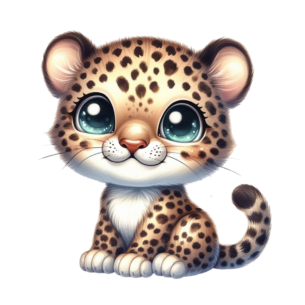 Bügelbild Baby Leopard | Leo