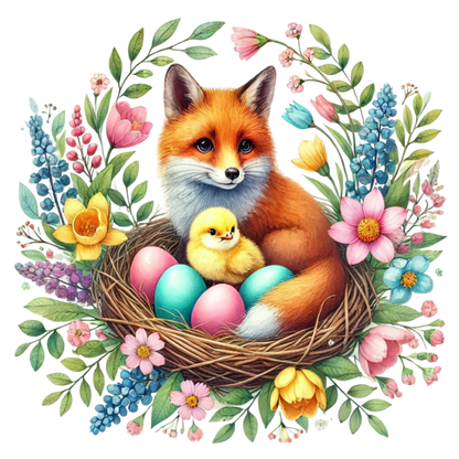 Bügelbild Ostern Fuchs Bild_7
