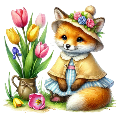 Bügelbild Ostern Fuchs Bild_8