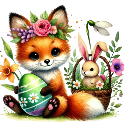 Bügelbild Ostern Fuchs Bild_9