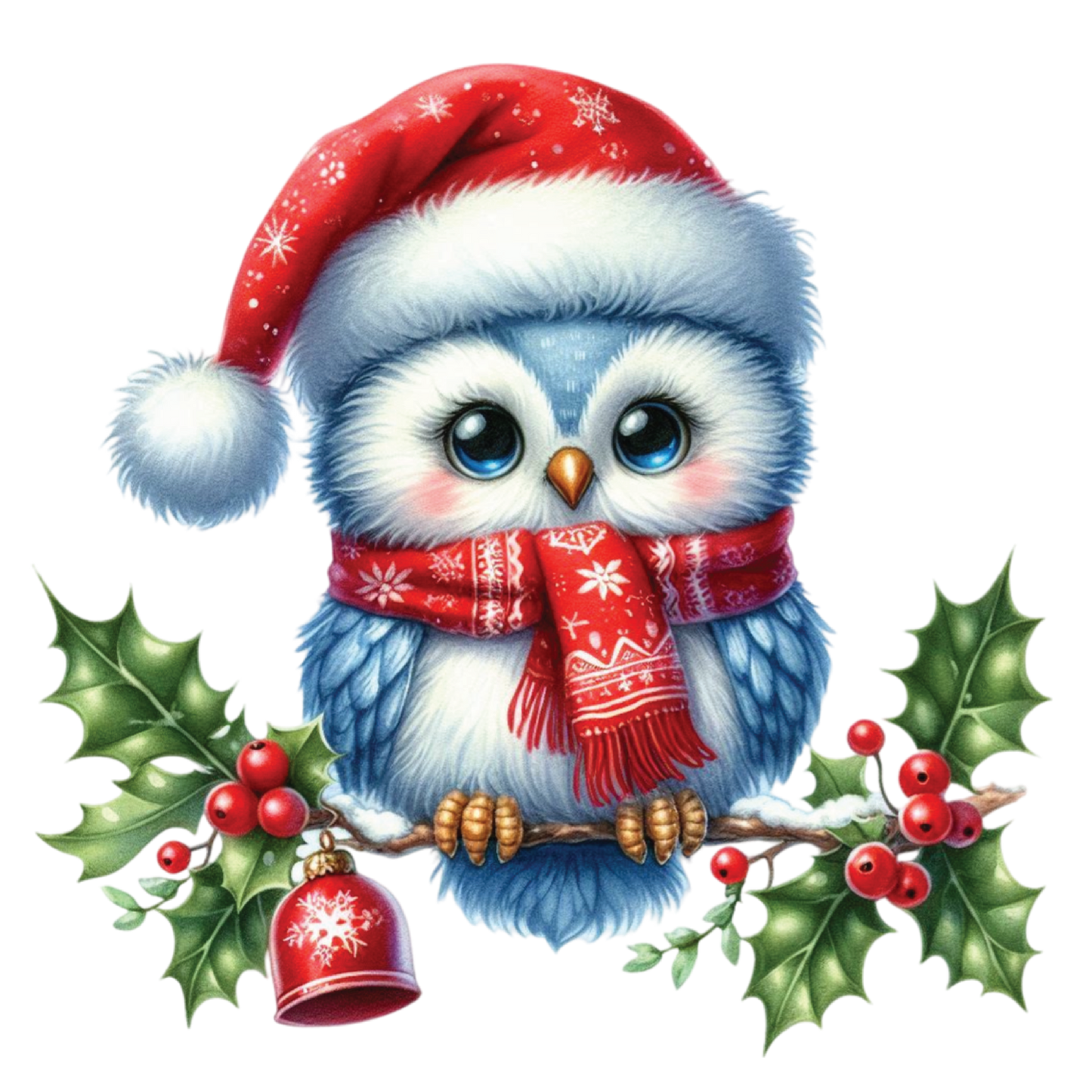 Bügelbilder Weihnachts - Eulen - Magic Miracle Design