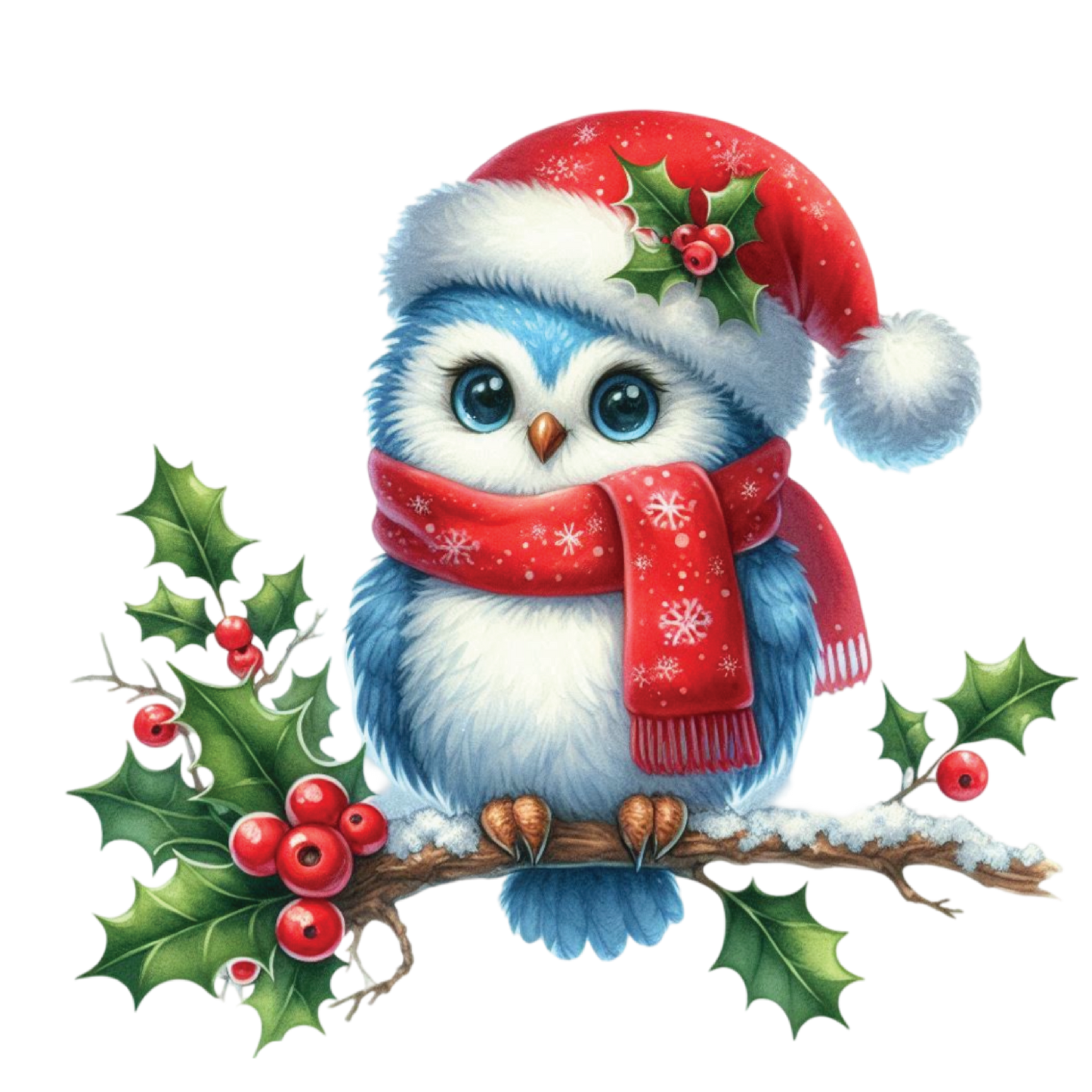 Bügelbilder Weihnachts - Eulen - Magic Miracle Design