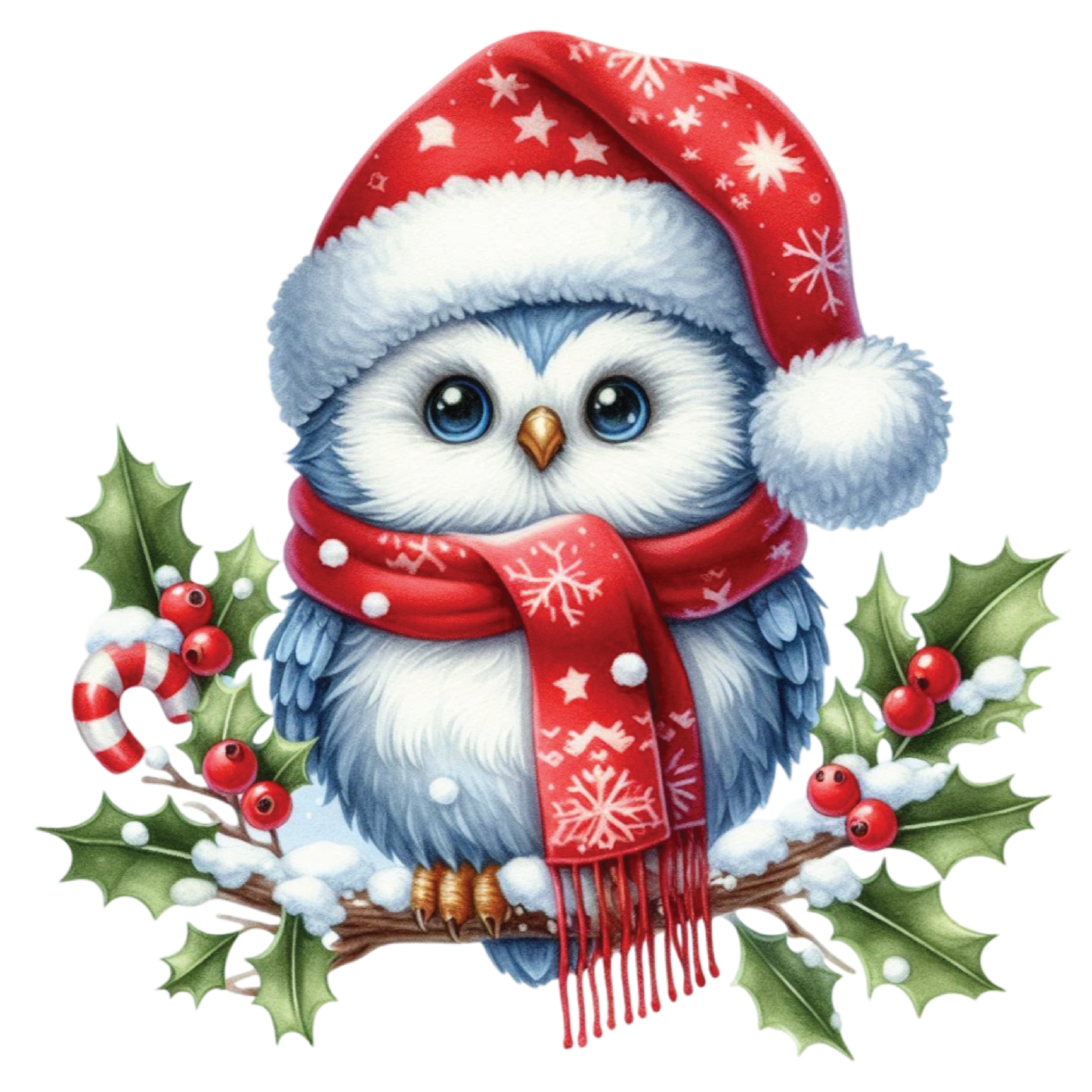 Bügelbilder Weihnachts - Eulen - Magic Miracle Design