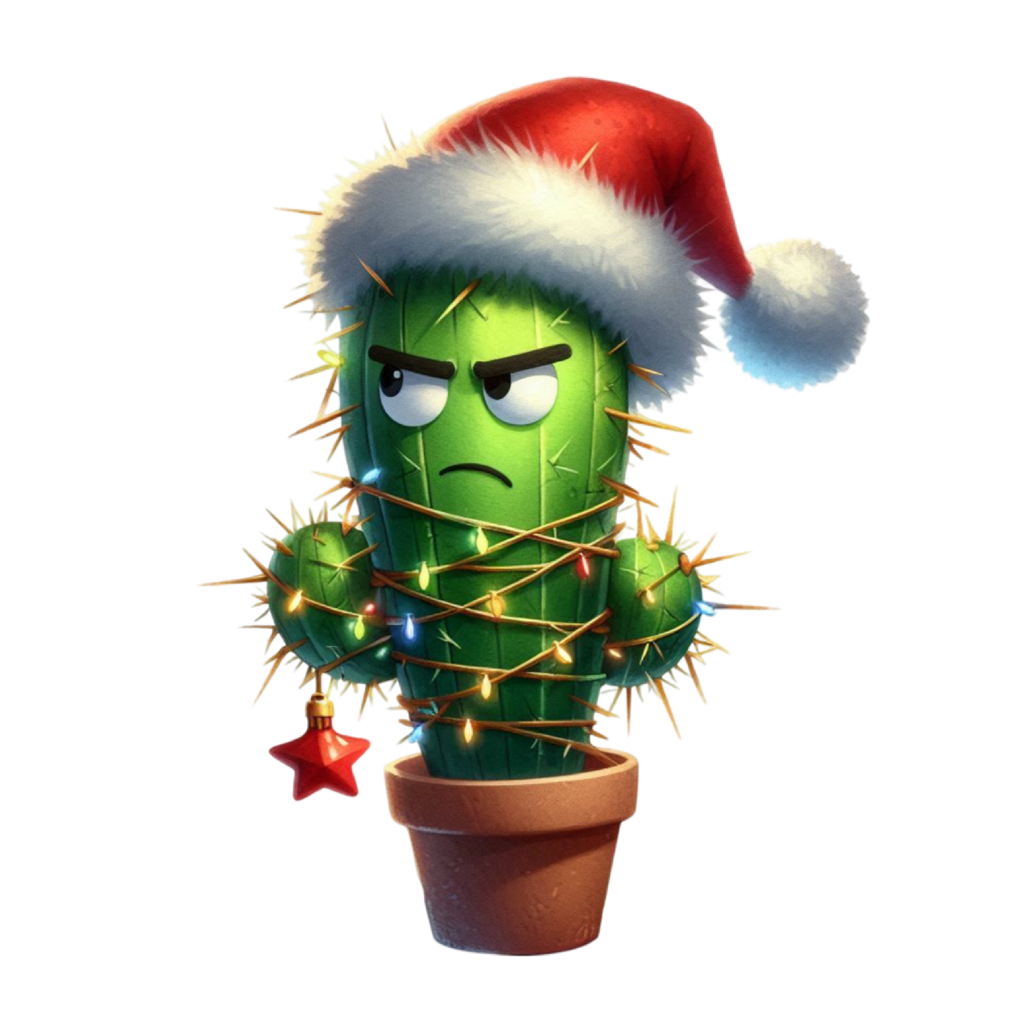 Bügelbild Weihnachten grummel Kaktus Bild_9