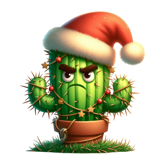 Bügelbild Weihnachten grummel Kaktus Bild_1