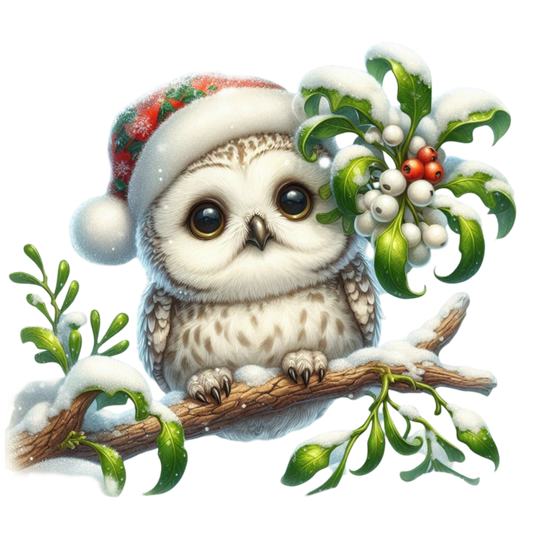 Bügelbilder Weihnachts - Eulen - Magic Miracle Design