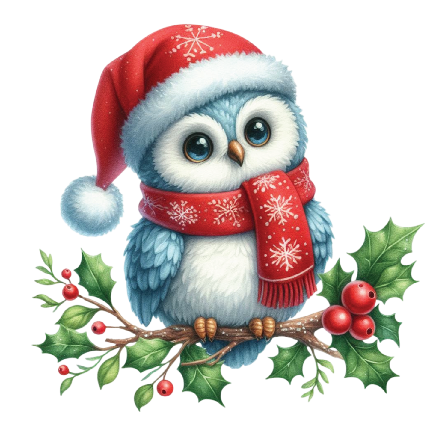 Bügelbilder Weihnachts - Eulen - Magic Miracle Design