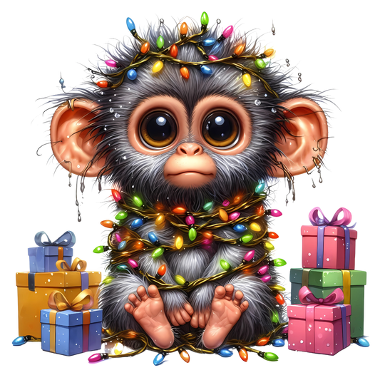 Bügelbild lustige Weihnachten Tiere Bild_10