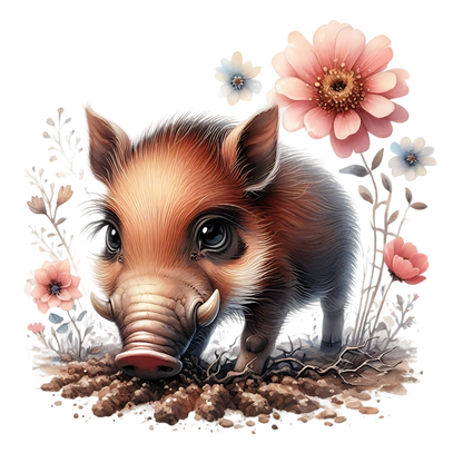 Bügelbild Baby Dschungeltiere - Magic Miracle Design