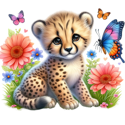 Bügelbild Baby Dschungeltiere - Magic Miracle Design