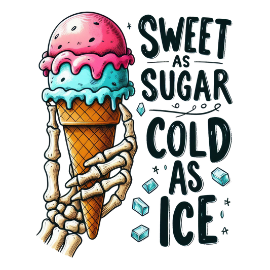 Sticker cold as ice