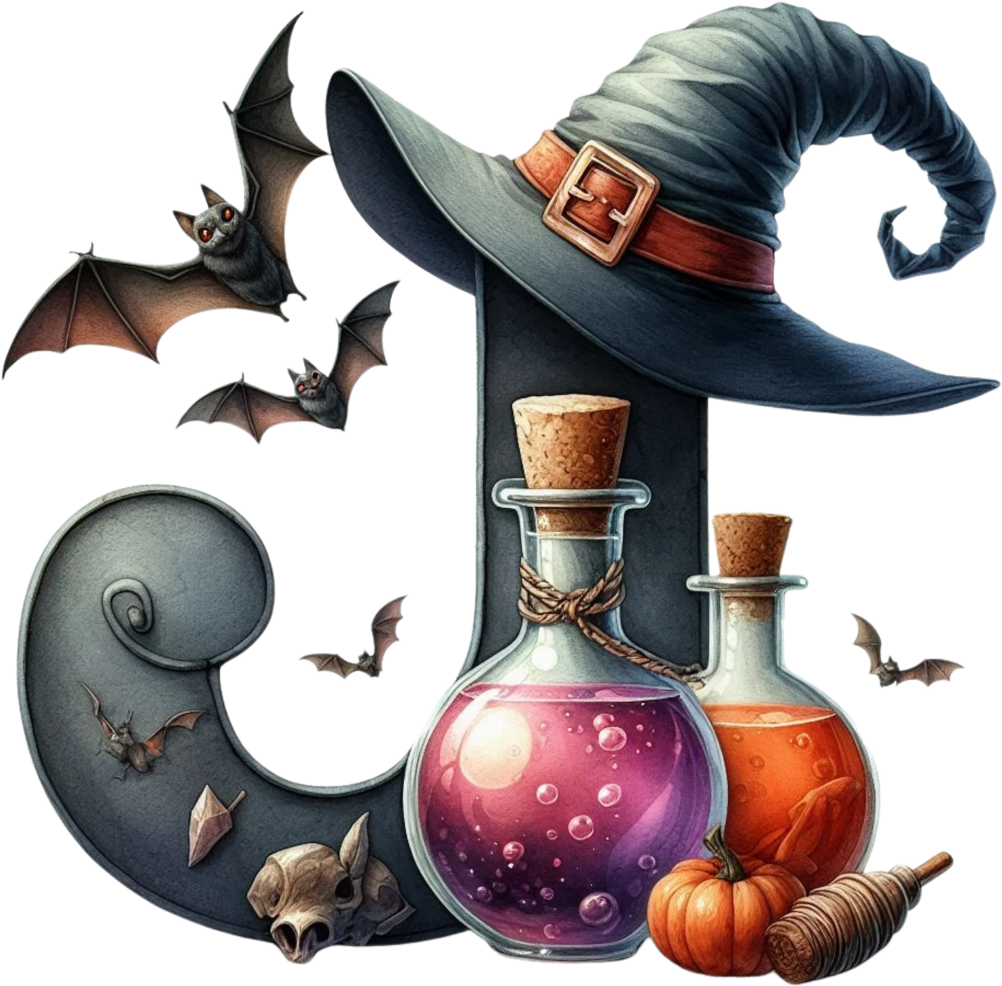 Halloween Bügelbild ABC für kleine Halloween Fans Bild_10