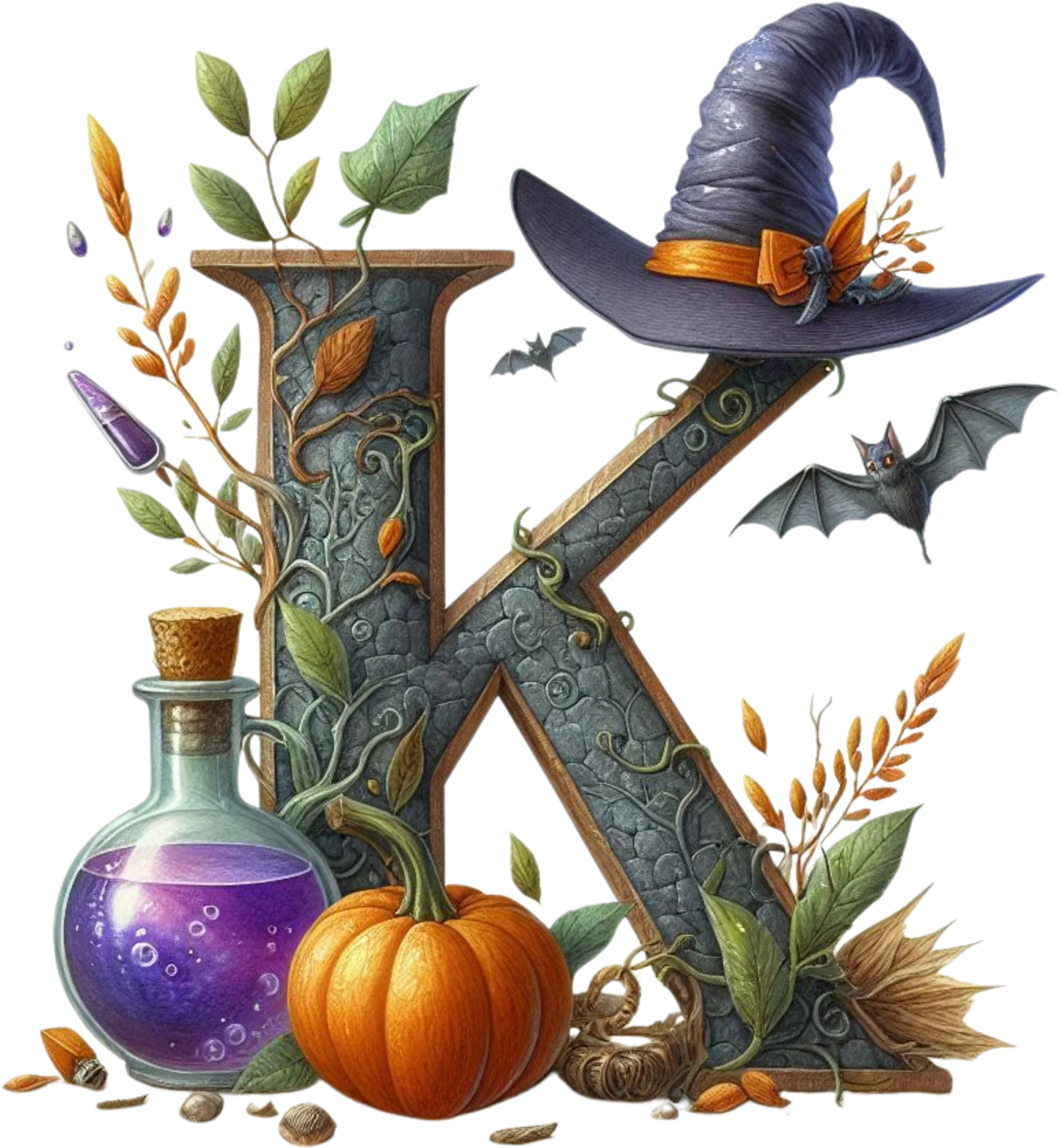 Halloween Bügelbild ABC für kleine Halloween Fans Bild_11