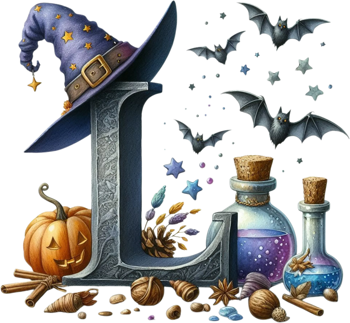 Halloween Bügelbild ABC für kleine Halloween Fans Bild_12