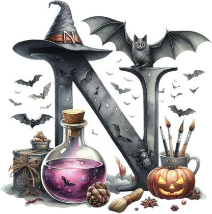 Halloween Bügelbild ABC für kleine Halloween Fans Bild_14