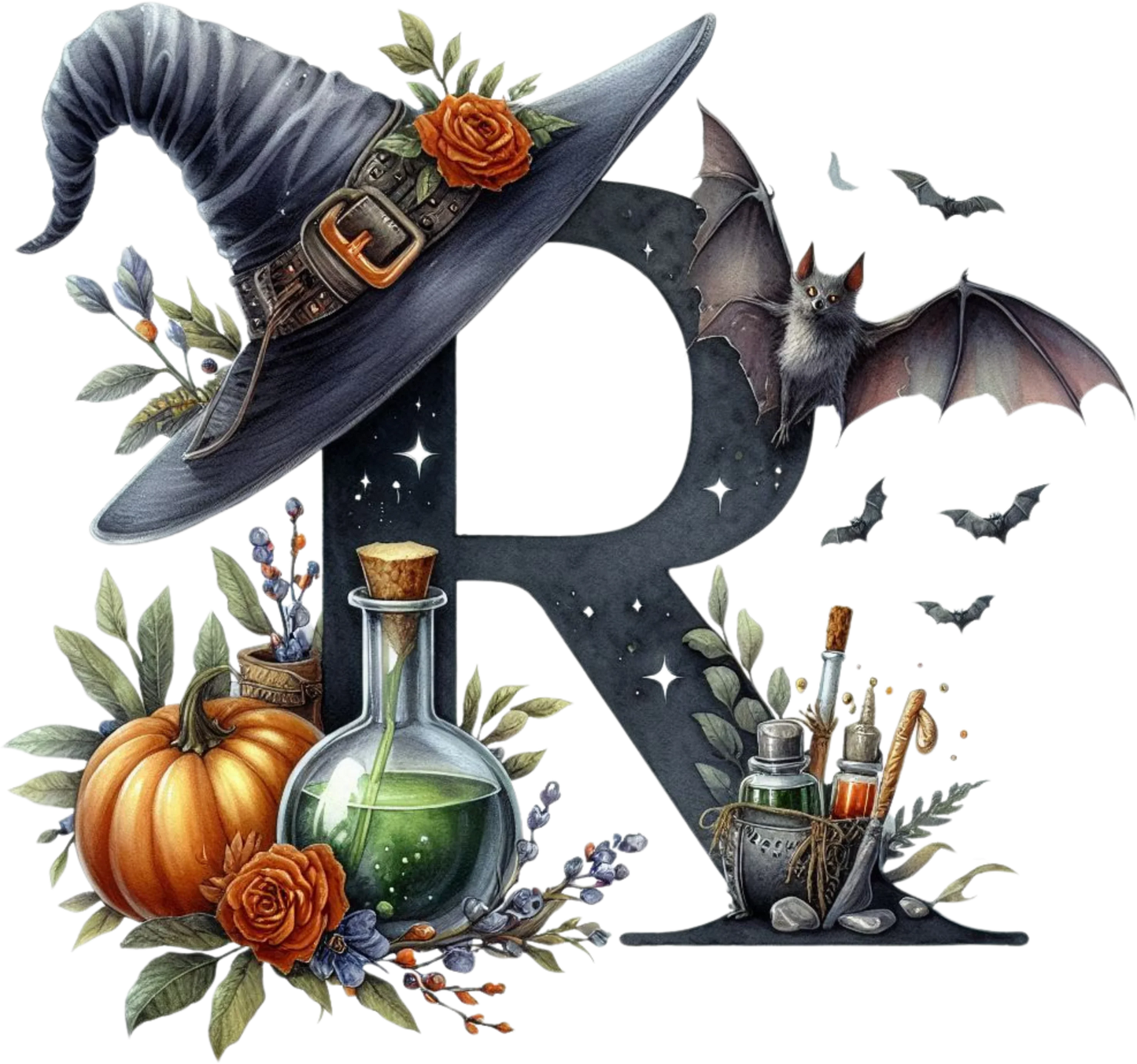 Halloween Bügelbild ABC für kleine Halloween Fans Bild_18