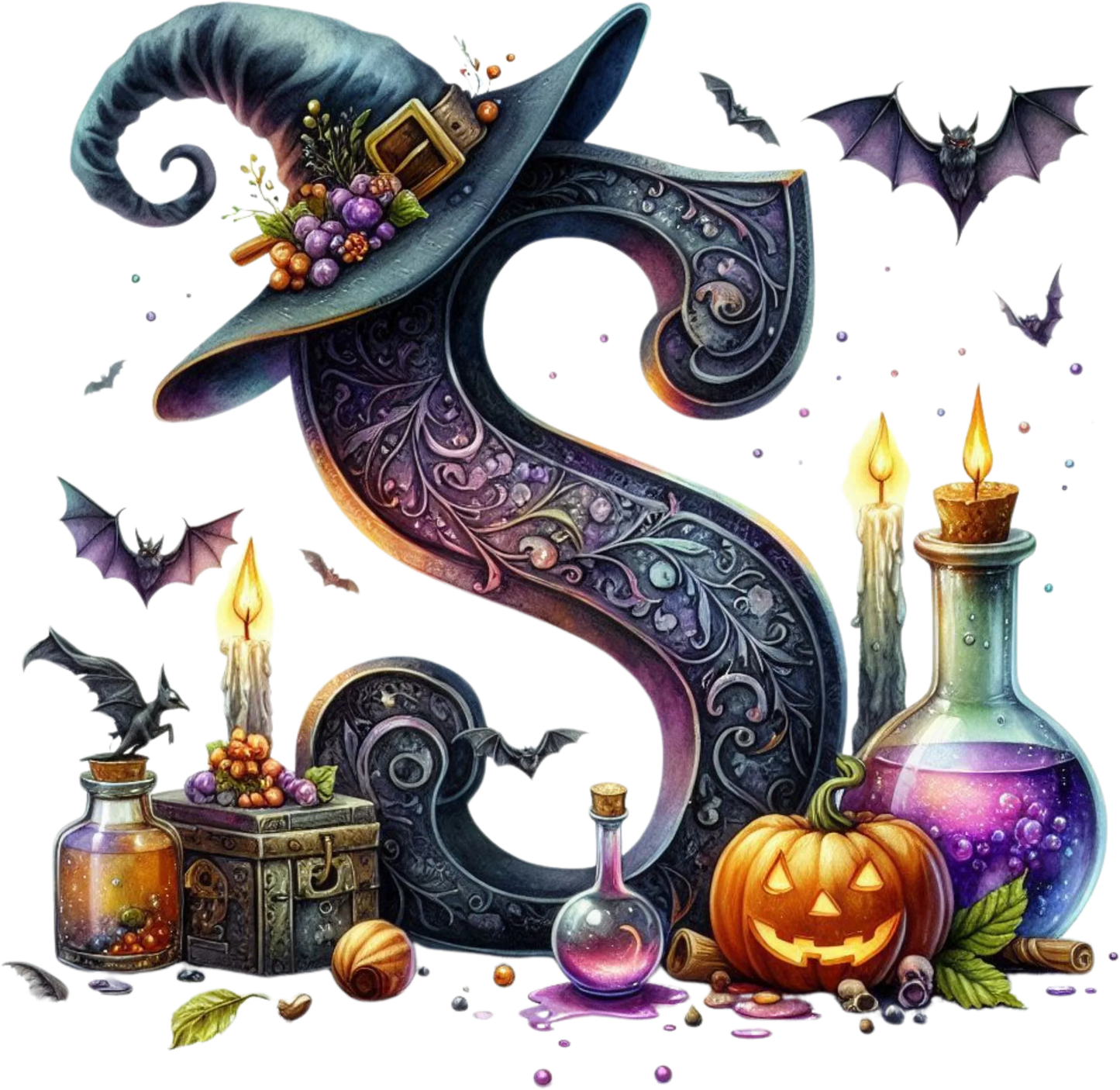 Halloween Bügelbild ABC für kleine Halloween Fans Bild_19