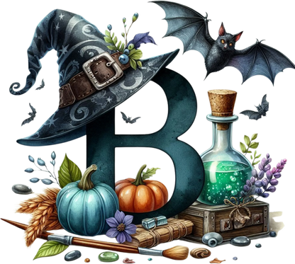 Halloween Bügelbild ABC für kleine Halloween Fans Bild_2