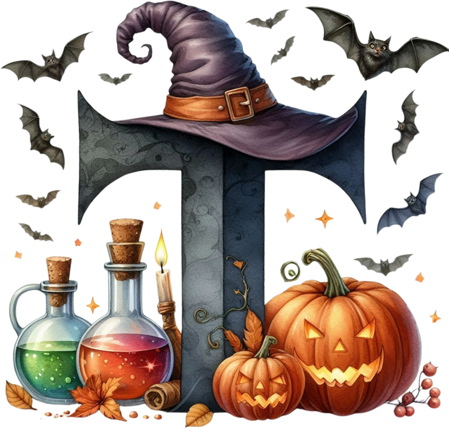 Halloween Bügelbild ABC für kleine Halloween Fans Bild_20