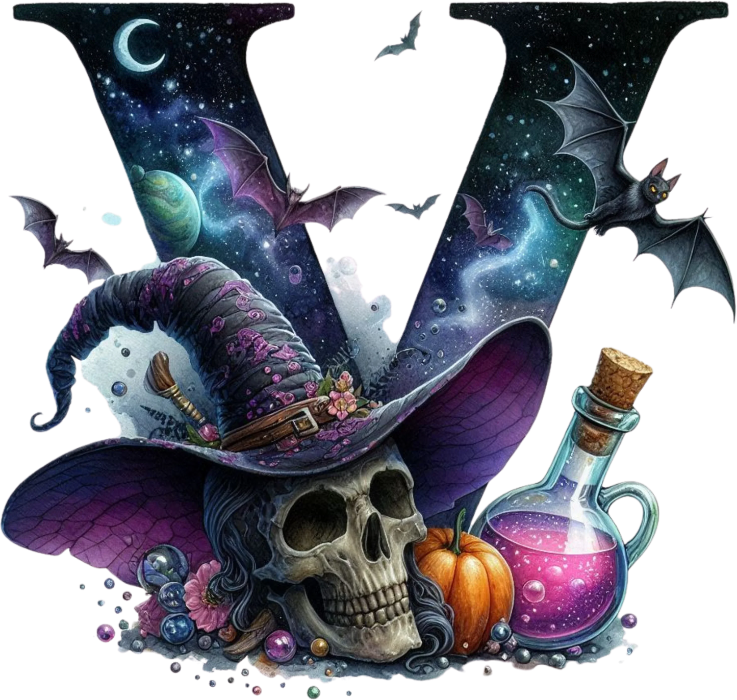 Halloween Bügelbild ABC für kleine Halloween Fans Bild_22