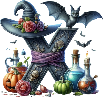 Halloween Bügelbild ABC für kleine Halloween Fans Bild_24