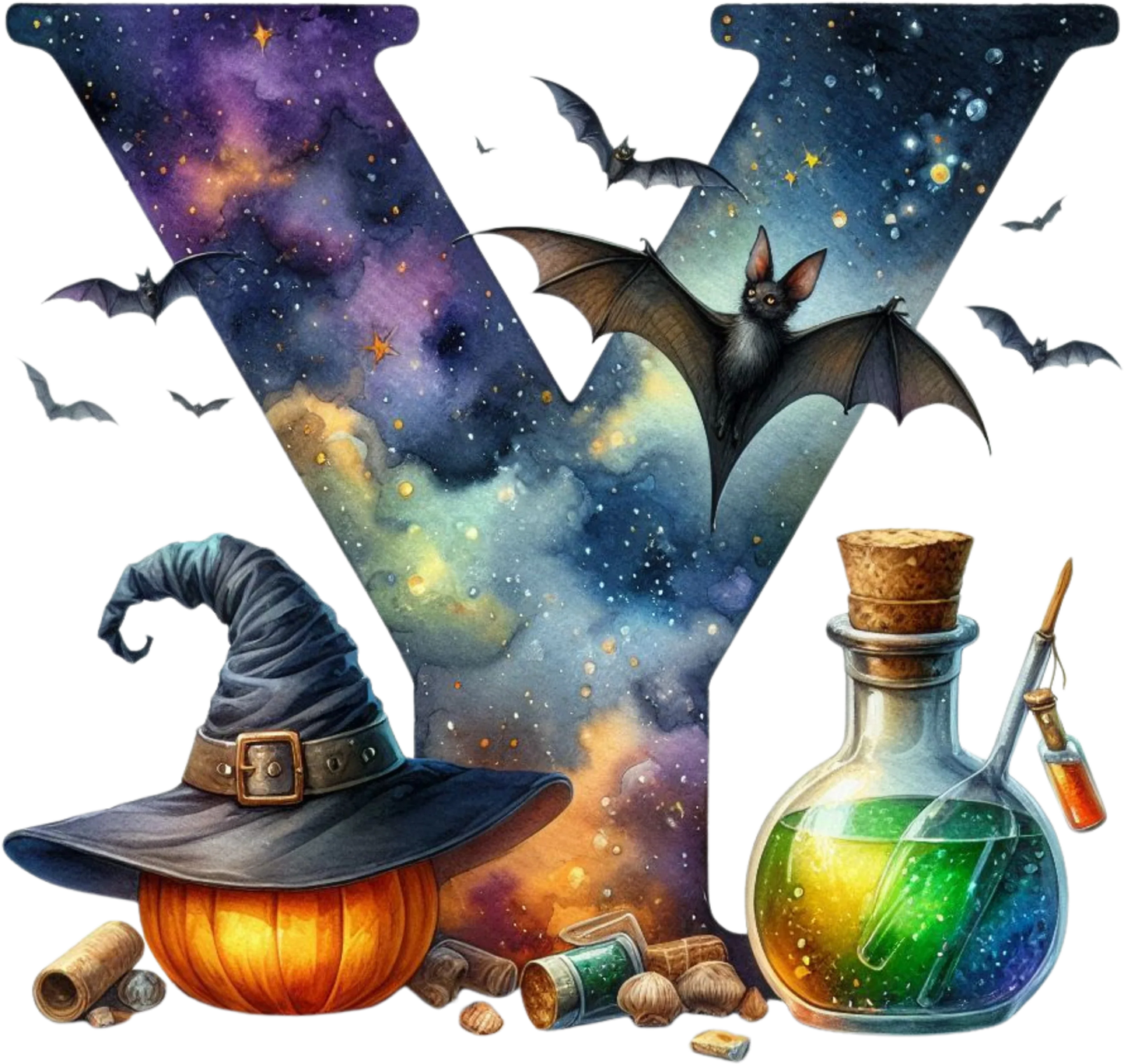 Halloween Bügelbild ABC für kleine Halloween Fans Bild_25