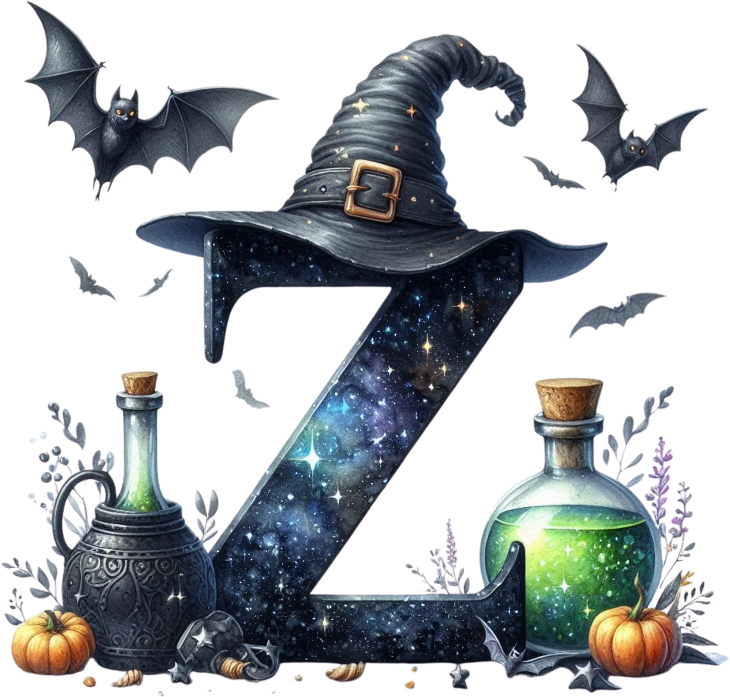 Halloween Bügelbild ABC für kleine Halloween Fans Bild_26