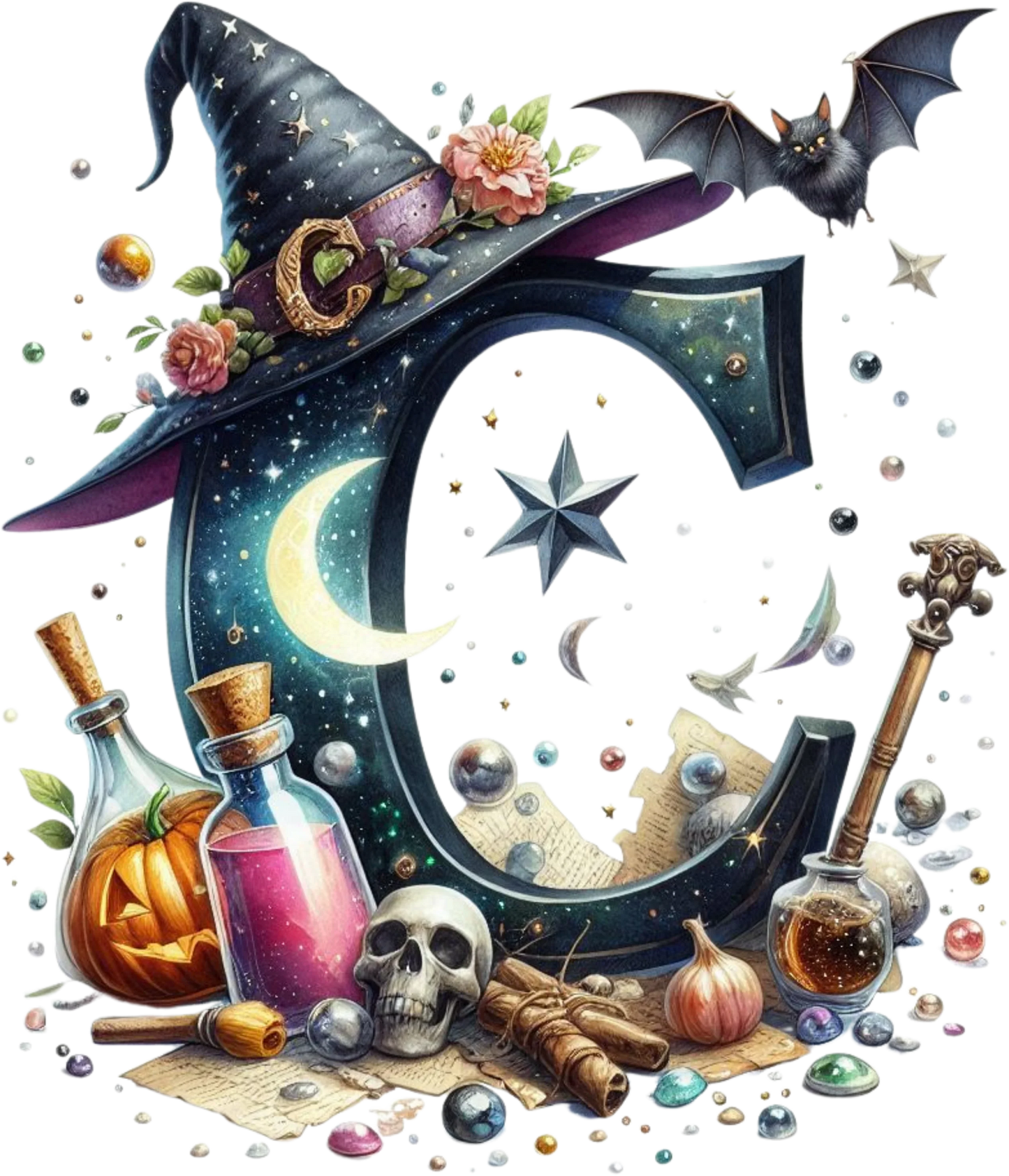 Halloween Bügelbild ABC für kleine Halloween Fans Bild_3