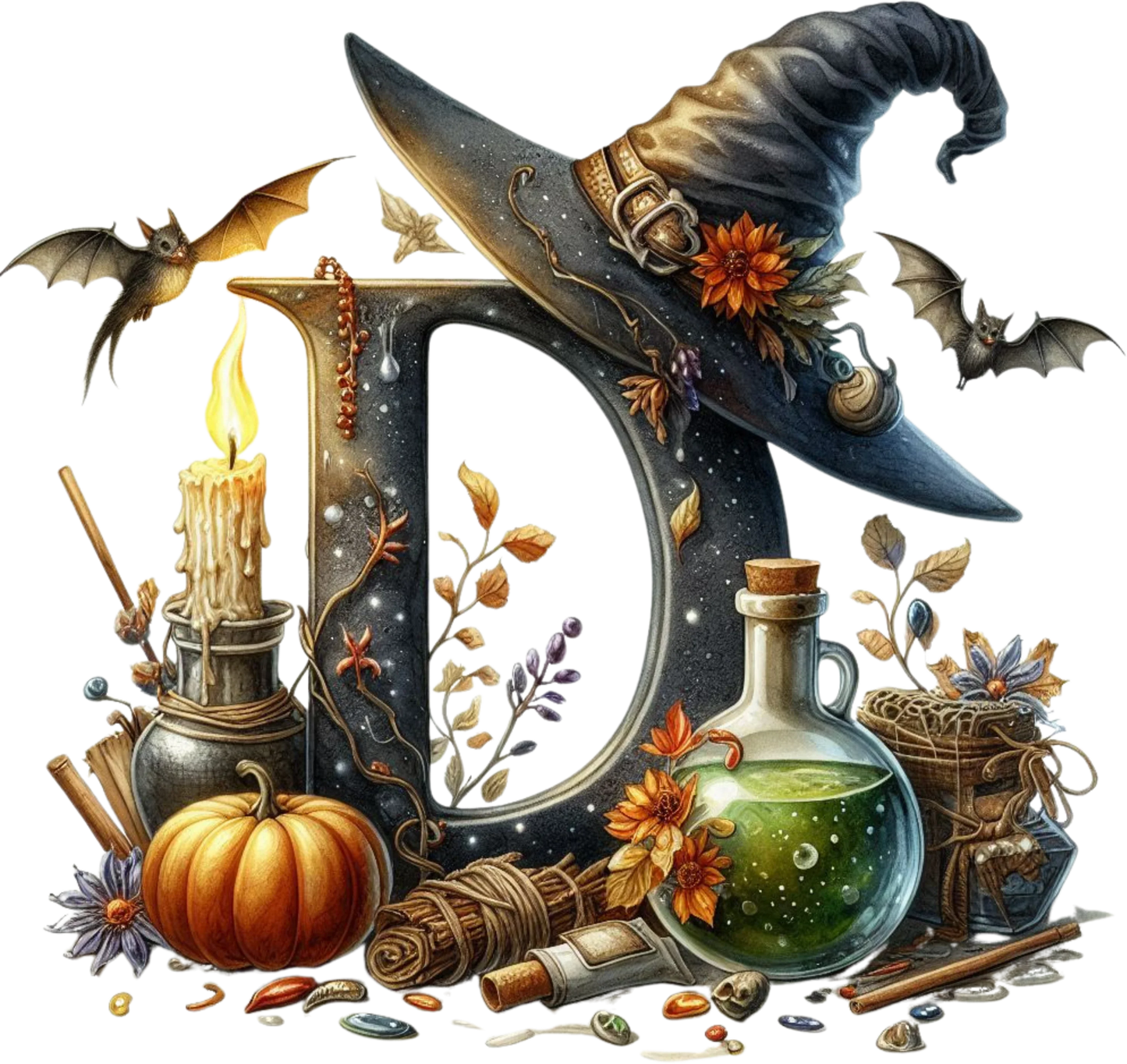 Halloween Bügelbild ABC für kleine Halloween Fans Bild_4