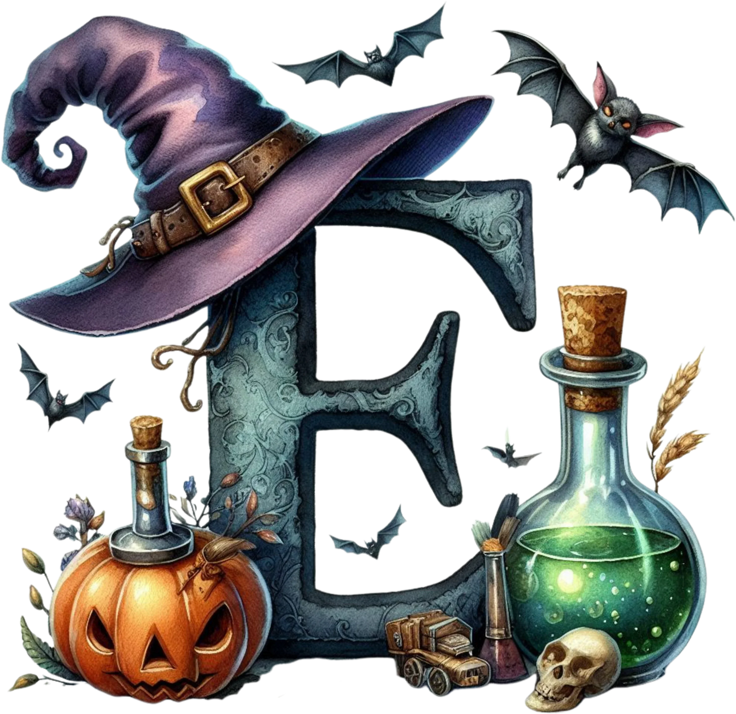 Halloween Bügelbild ABC für kleine Halloween Fans Bild_5